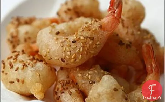 Crevettes frites