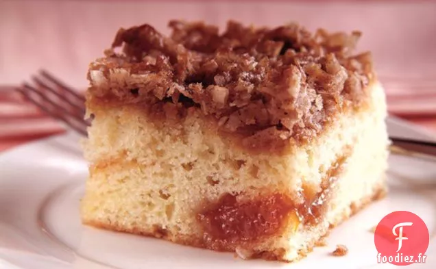 Gâteau Crumble aux Abricots