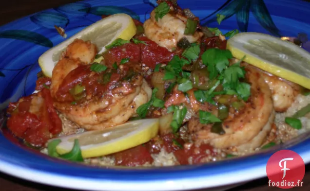 Crevettes Cajun de Michael's au Quinoa