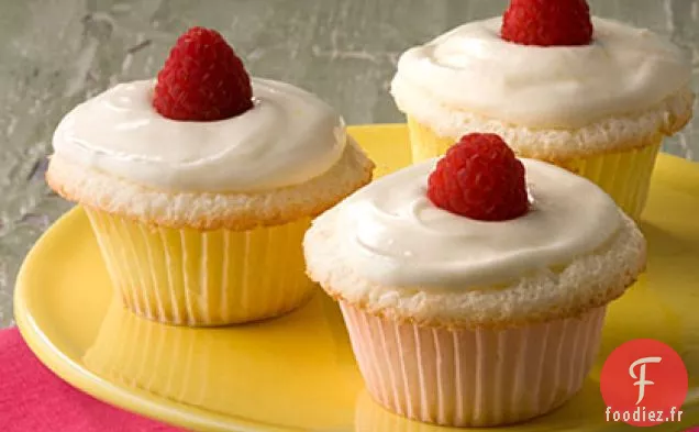 Cupcakes aux Anges au Citron et à la Framboise