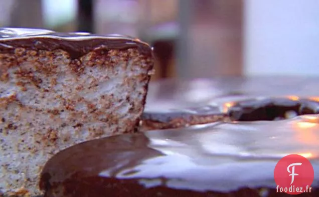 Gâteau aux Anges Noir et Blanc