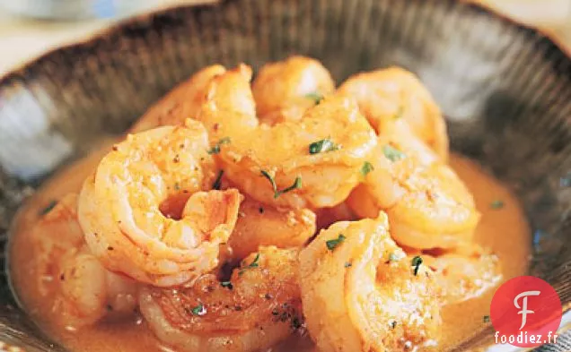 Crevettes au Citron au Beurre