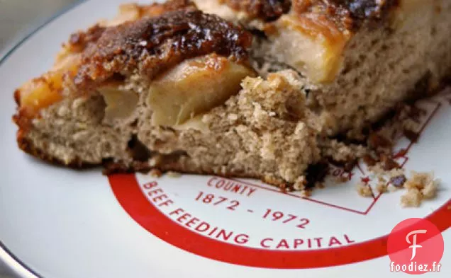 Gâteau à l'envers aux Pommes et à la Cardamome