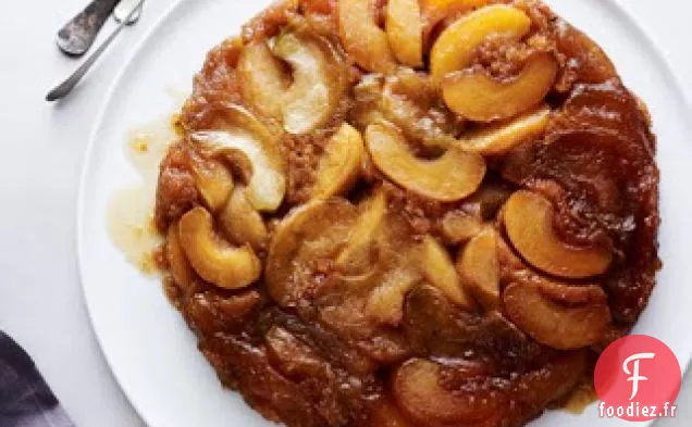 Gâteau aux pommes à l'envers