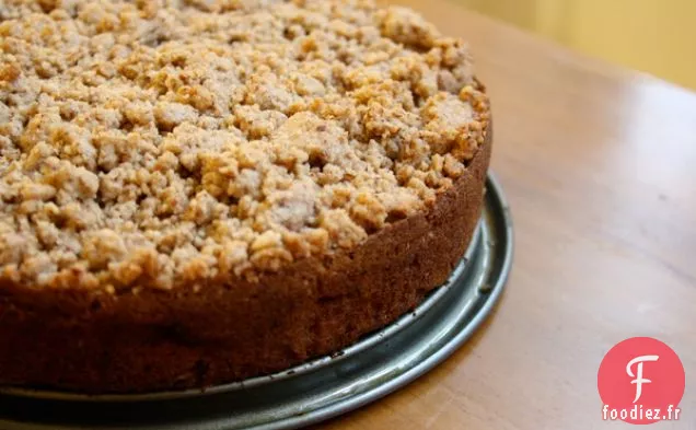 Gâteau au Café aux Miettes de Pommes
