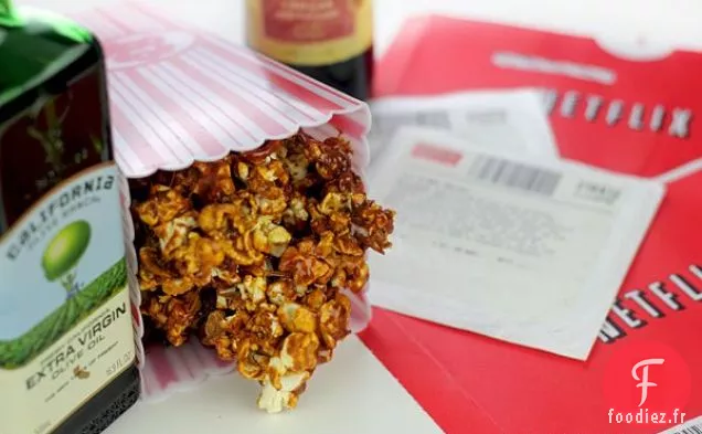 Recette de Pop-Corn au Caramel Balsamique