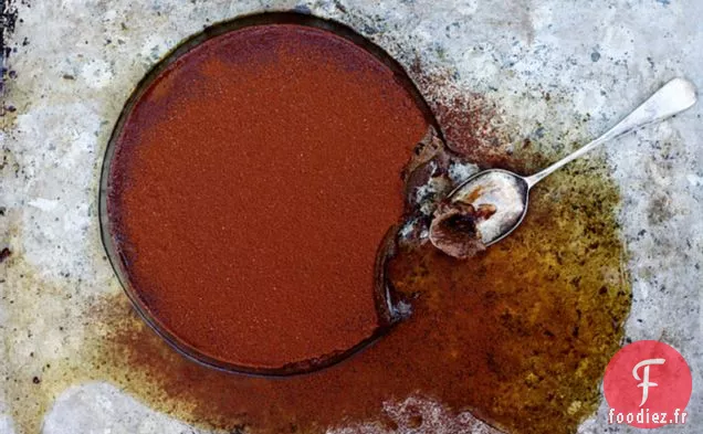 Crème Caramel au Chocolat à la Cardamome