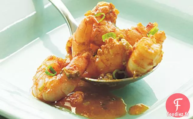 Crevettes au Chili et au Citron Vert