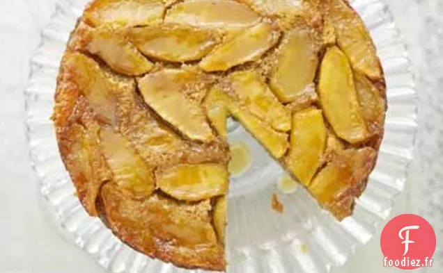 Gâteau Aux Pommes Caramélisées À La Crème Cointreau