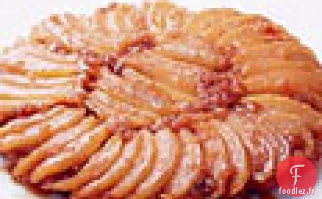 Gâteau aux biscuits aux Pommes à l'envers