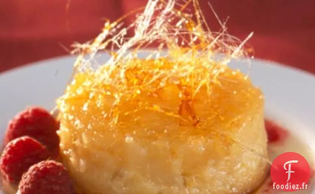 Caramel de Poire au Four avec Sauce aux Baies