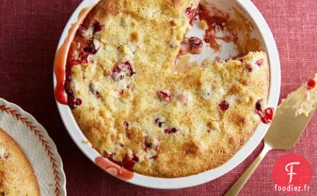 Gâteau Facile aux Canneberges et aux Pommes