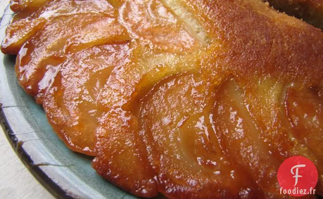 Gâteau Aux Pommes À L'Envers (dans Une Poêle À Frire)