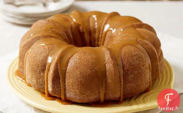 Gâteau aux Pommes Au Caramel Mou