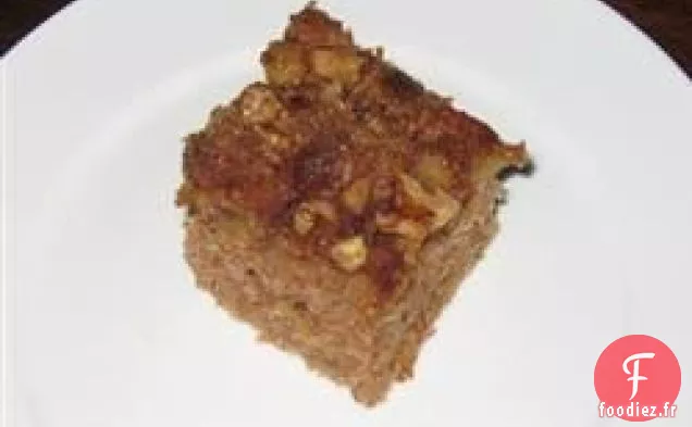Gâteau de Collation aux Pommes Et à l'Avoine