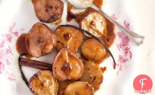 Poires Cuites au Caramel Salé