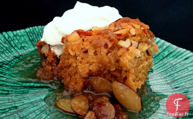 Gâteau au Caramel Au Miel Et aux Amandes