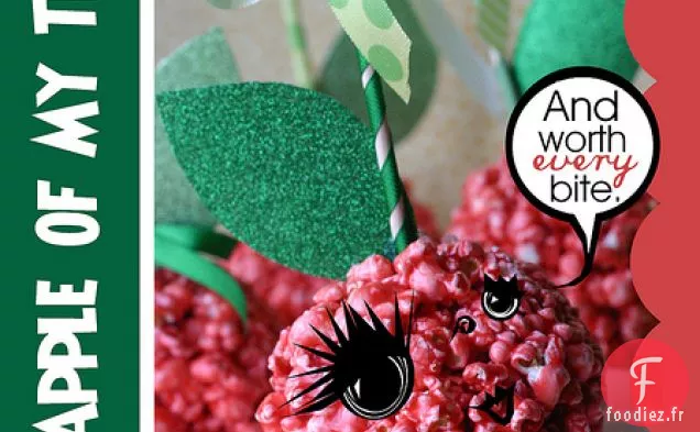 Boules de Pop-Corn aux Pommes au Caramel