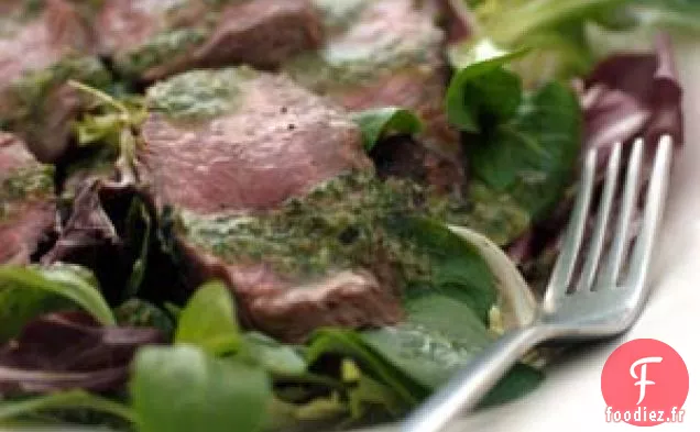 Steak Avec Salsa Verde Italienne Piquante