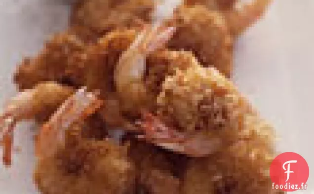 Crevettes à la Noix de Coco avec Sauce au Gingembre au Tamarin