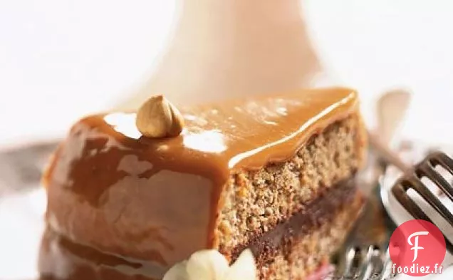 Torte Chocolat-Noisette Enrobée De Caramel
