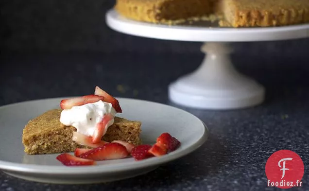 Gâteau au Beurre de Farine de Maïs Aux Pacanes