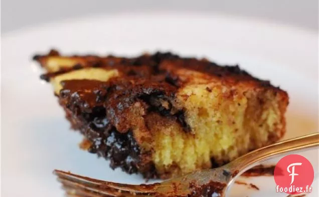 Gâteau aux Pépites de Chocolat à la Mijoteuse Nutella Swirl