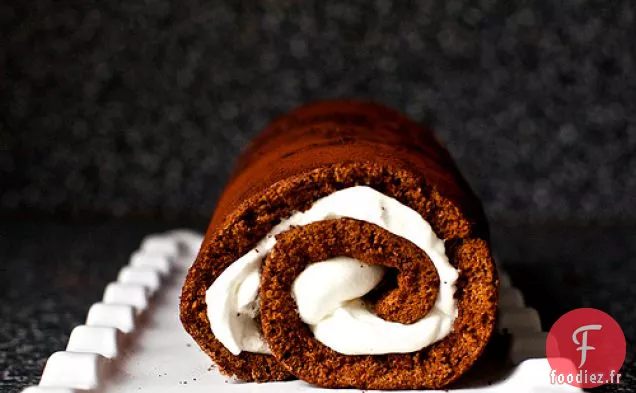 Rouleau de Gâteau Au Chocolat Céleste