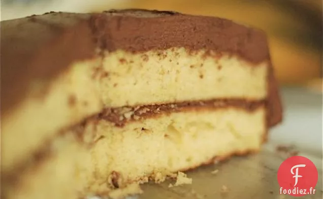 Gâteau Jaune Beurre Doré Classique Pour Un Ami Classique