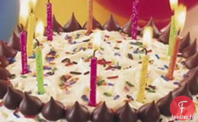Gâteau d'anniversaire Baisers de Hershey