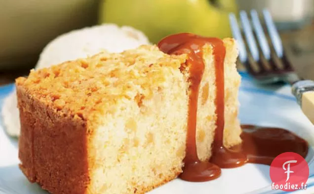 Gâteau Au Beurre Doré Pomme-Amande