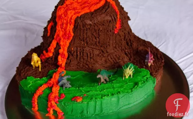 Gâteau d'Anniversaire Volcan