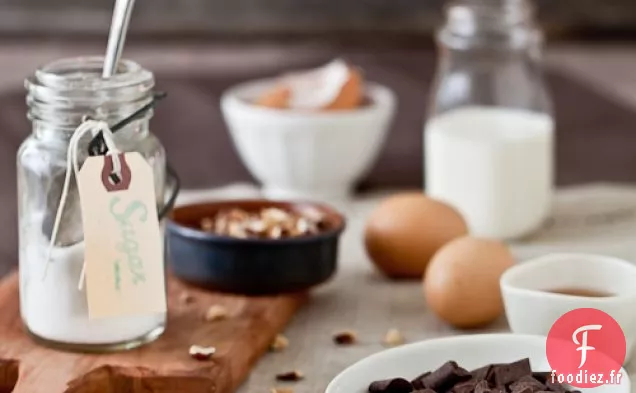 Gâteau Meringué au Chocolat et aux Noisettes