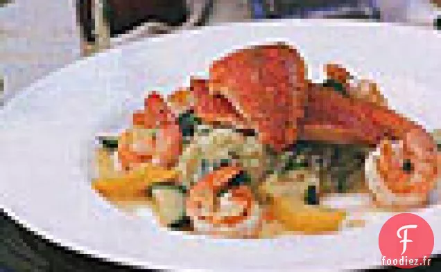 Rouget et Crevettes Sauce Citron