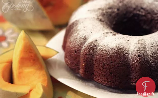 Gâteau Bundt à la Citrouille au Chocolat