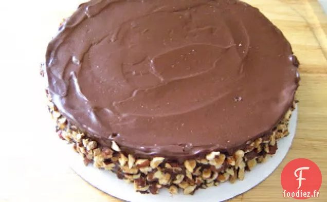 Gâteau Au Chocolat Sans Farine Avec Ganache Et Noisettes