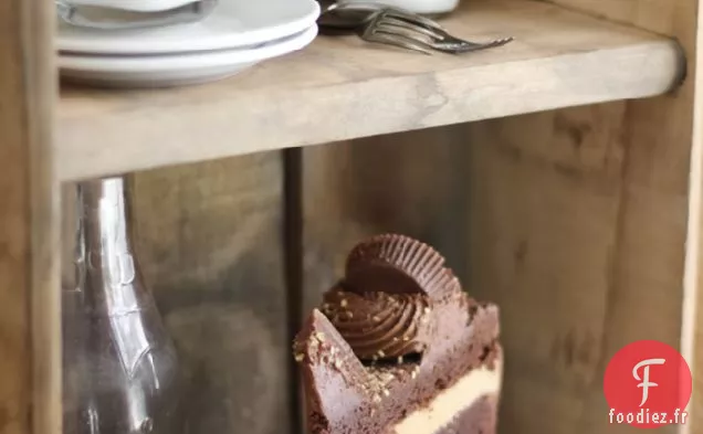 Gâteau au Brownie au Beurre d'Arachide