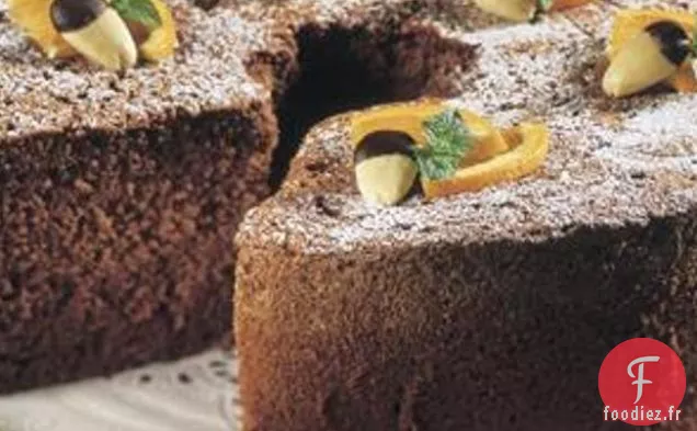 Gâteau Chocolat Amande-orange Pâque