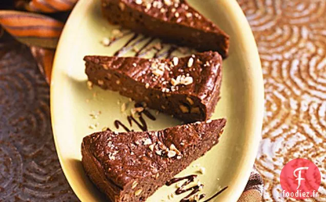 Gâteau Céleste Au Chocolat Et aux Noisettes