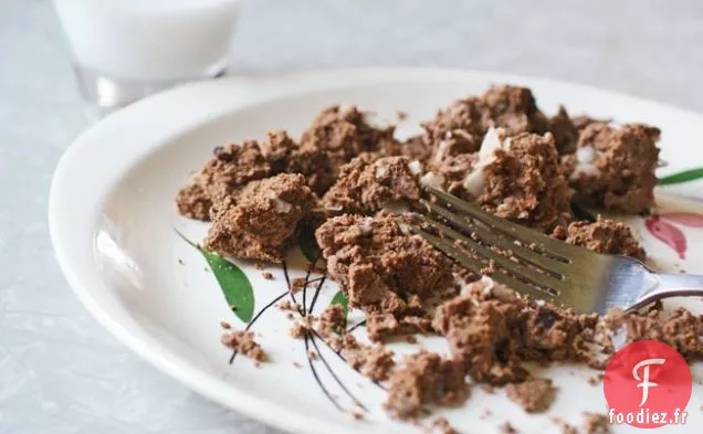 Gâteau au chocolat sans gluten dans une tasse