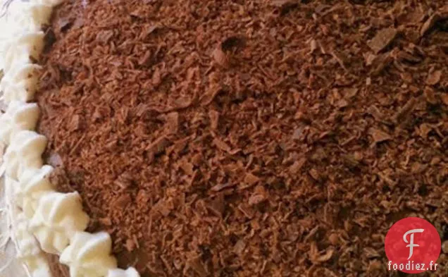 Gâteau Au Chocolat Et Couche Blanche Grand Marnier
