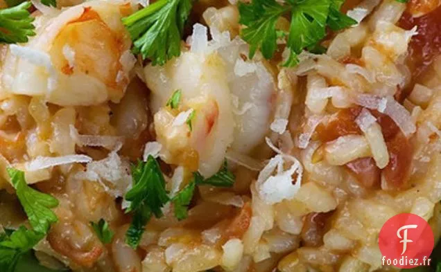 Risotto aux Crevettes à la Noix De Coco