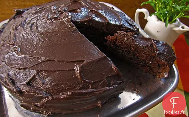 Gâteau Au Chocolat Chaud Mexicain Avec Glaçage À La Ganache Inspiré De Da