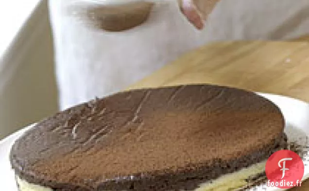 Gâteau Marbré au Chocolat et à la Vanille Sans Farine
