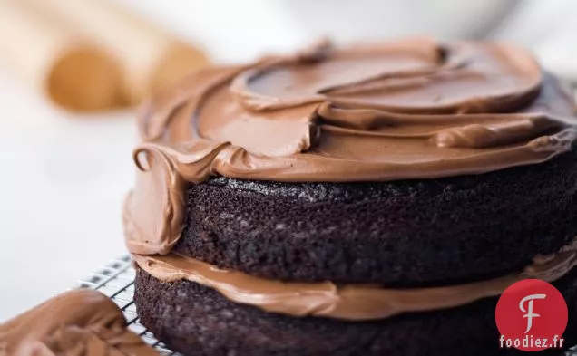 Gâteau Double Couche De Chocolat