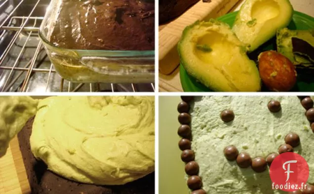 Cakespy: Gâteau À L'Avocat Au Chocolat Et Crème Au Beurre À L'Avocat