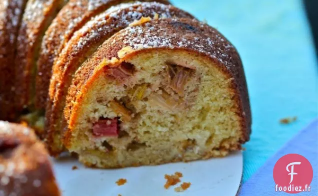 Gâteau Bundt à la Rhubarbe