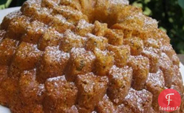Gâteau Bundt aux Graines de Pavot au Citron