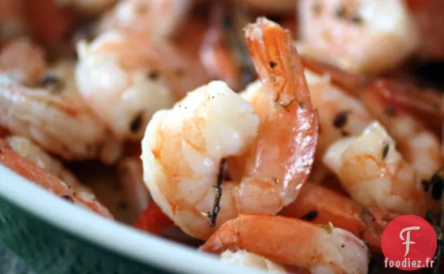 Crevettes Rôties au Romarin