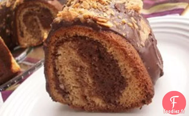 Gâteau de Marbre au Beurre d'Arachide Au Chocolat